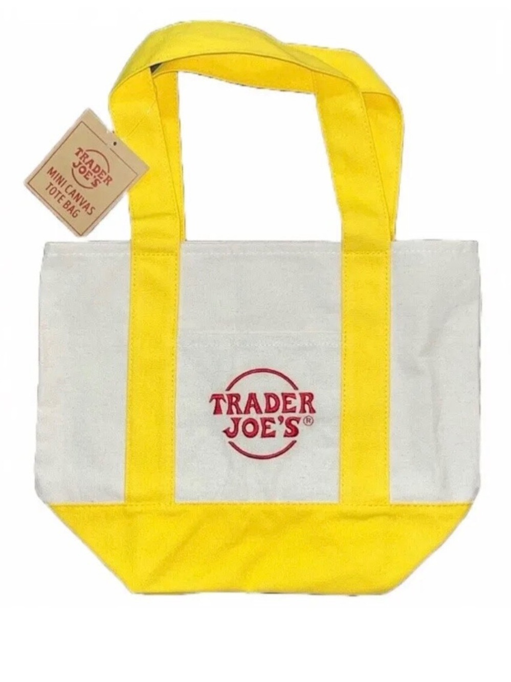 Trader Joe's Yellow Mini Tote